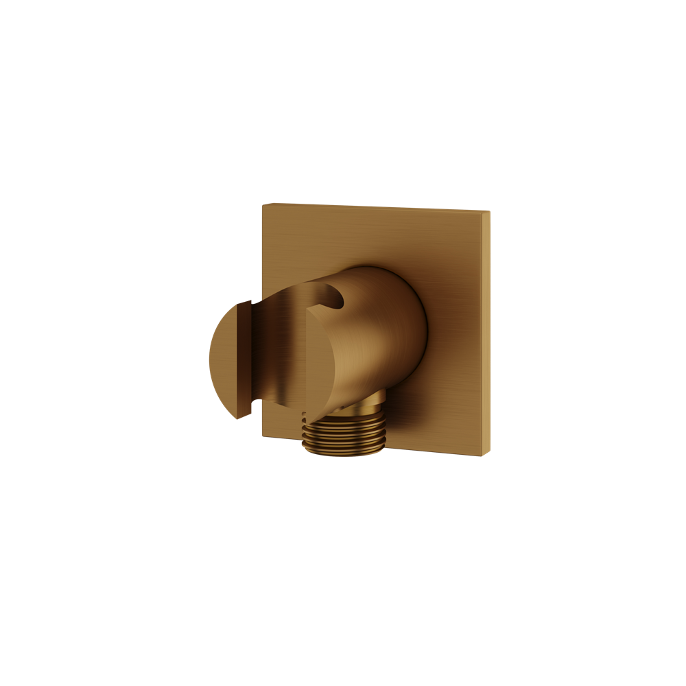 Aquabrass - Round Waterway W/Sq Flange & Hook