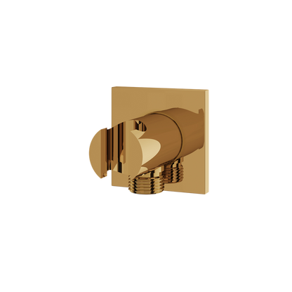 Aquabrass - Round Waterway W/Sq Flange & Hook