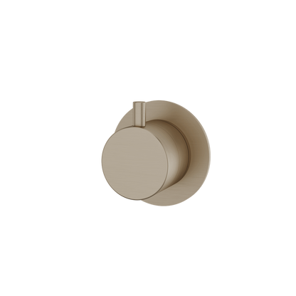Aquabrass - Round Trim Set With Diverter - 2-Way non-shared CalGreen compliant