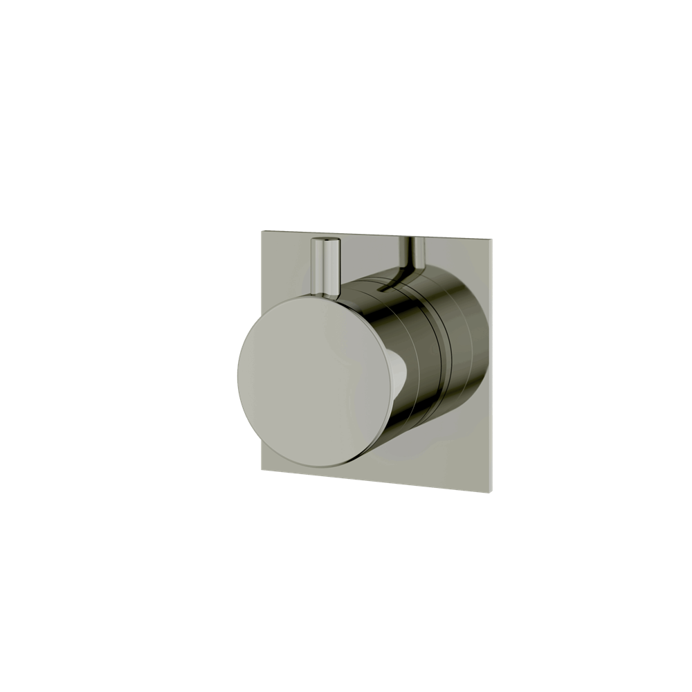 Aquabrass - Square/Round Trim Set - 2 Way Non Shared for 61934 Independent Diverter