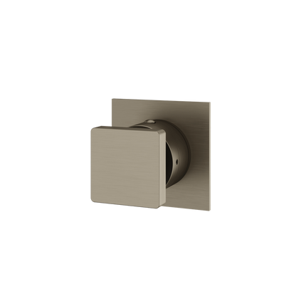 Aquabrass - Square Trim Set - 2 Way Non Shared for 61934 Independent Diverter