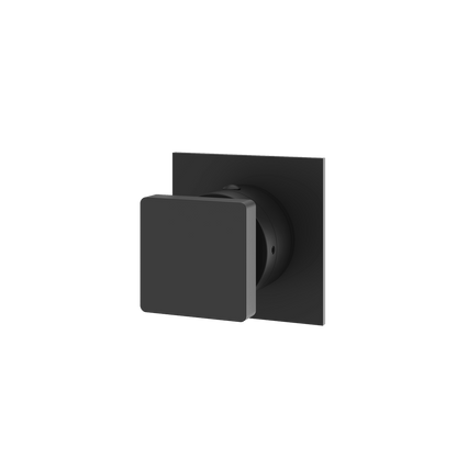 Aquabrass - Square Trim Set - 2 Way Non Shared for 61934 Independent Diverter