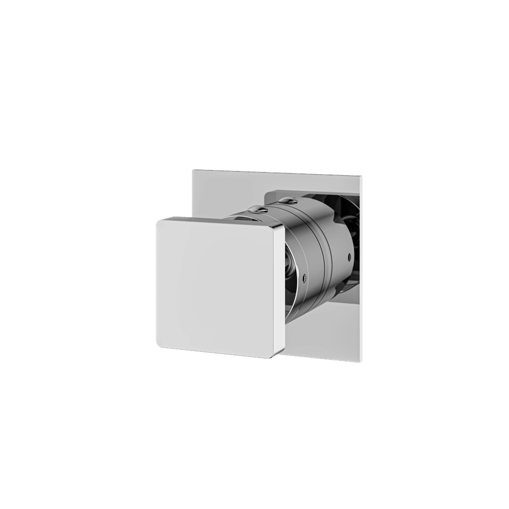 Aquabrass - Square Trim Set - 2 Way Non Shared for 61934 Independent Diverter
