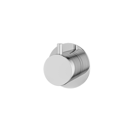Aquabrass - Round Trim Set With Diverter - 2-Way Shared