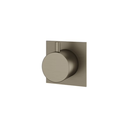 Aquabrass - Square/Round Trim Set - 3 Way Shared for 61934 Independent Diverter