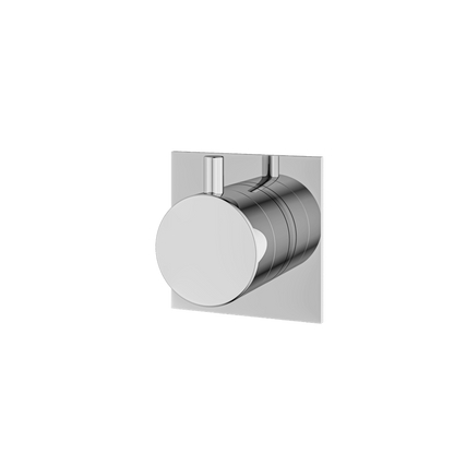Aquabrass - Square/Round Trim Set - 3 Way Shared for 61934 Independent Diverter
