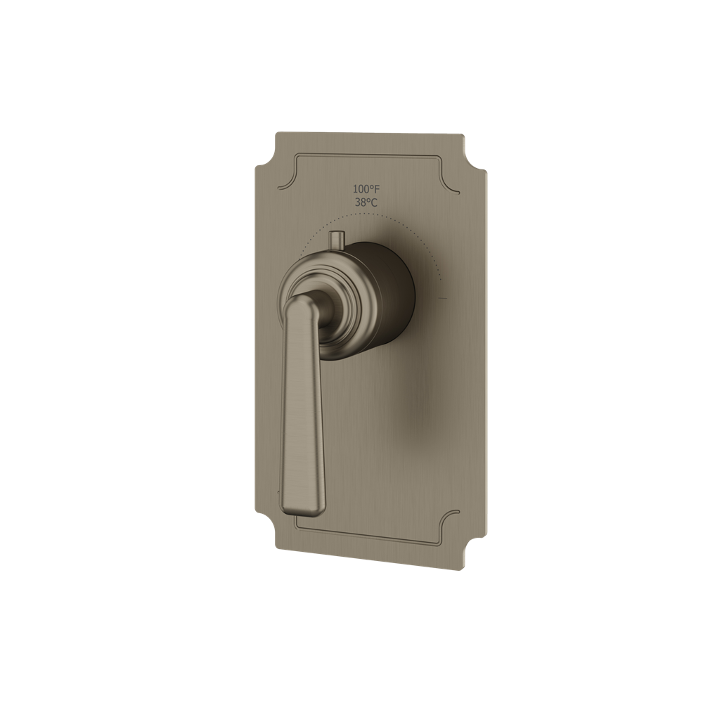 Aquabrass - Forum Round Trim Set for Thermostatic Valve