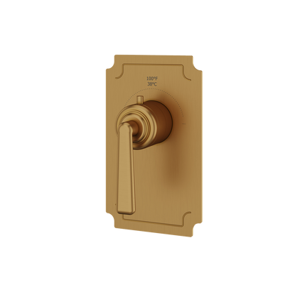Aquabrass - Forum Round Trim Set for Thermostatic Valve