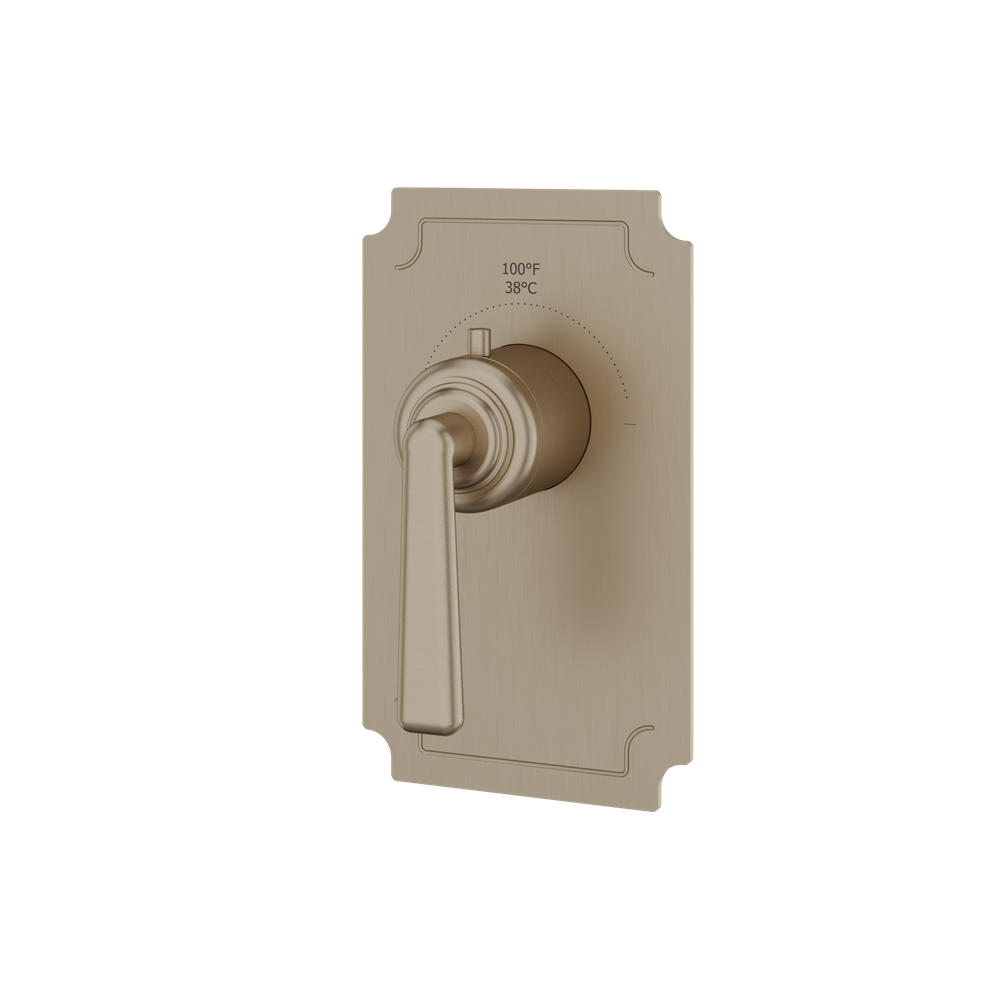 Aquabrass - Forum Round Trim Set for Thermostatic Valve