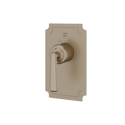 Aquabrass - Forum Round Trim Set for Thermostatic Valve