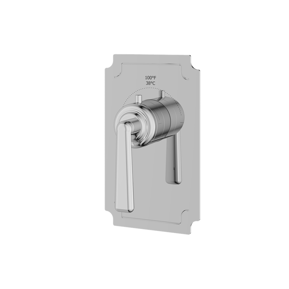 Aquabrass - Forum Round Trim Set for Thermostatic Valve