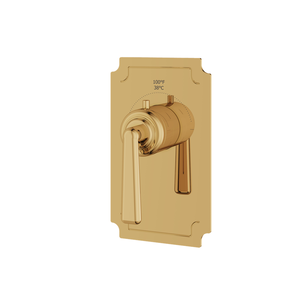 Aquabrass - Forum Round Trim Set for Thermostatic Valve