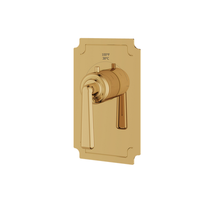 Aquabrass - Forum Round Trim Set for Thermostatic Valve