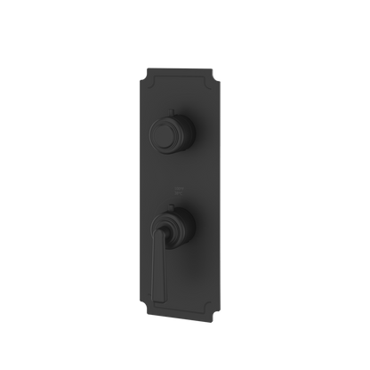Aquabrass - Forum Round Trim Set with Diverter for Thermostatic Valve - 3-Way shared