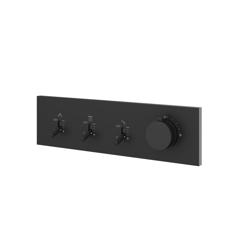 Aquabrass - Dimmer 3 Way Shower Trim