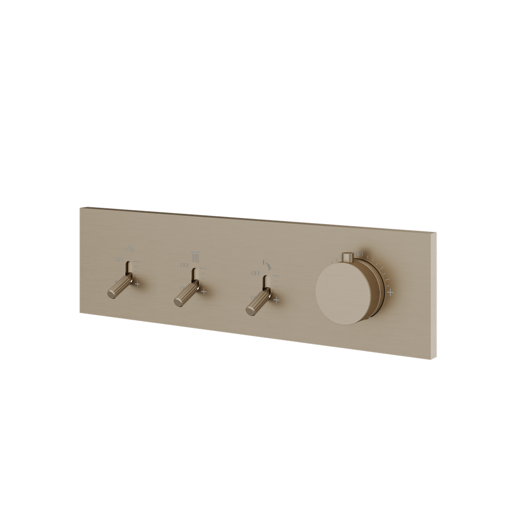 Aquabrass - Dimmer 3 Way Shower Trim