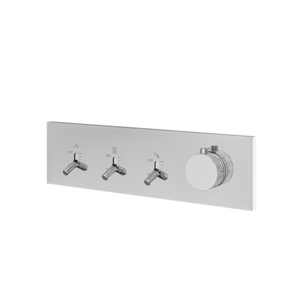 Aquabrass - Dimmer 3 Way Shower Trim