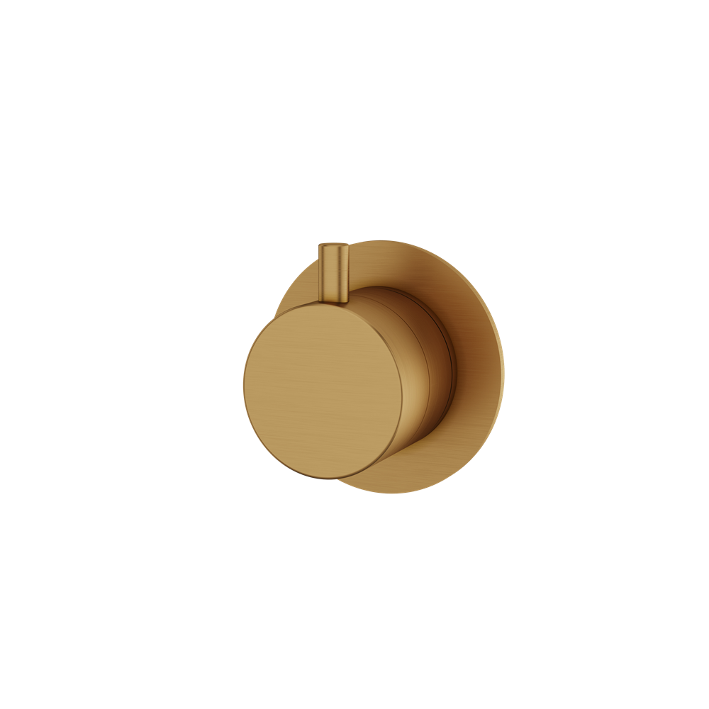 Aquabrass - Round Trim set for 1/2 Inch shut-off valve #1206