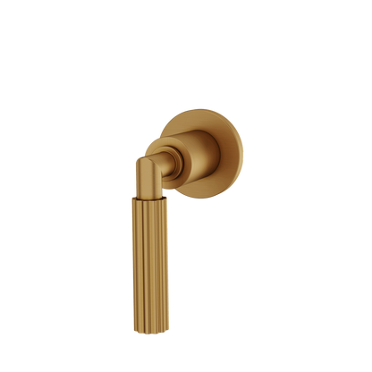 Aquabrass - Montebello Round Trim Set for Diverter Valve - 2-Way Shared
