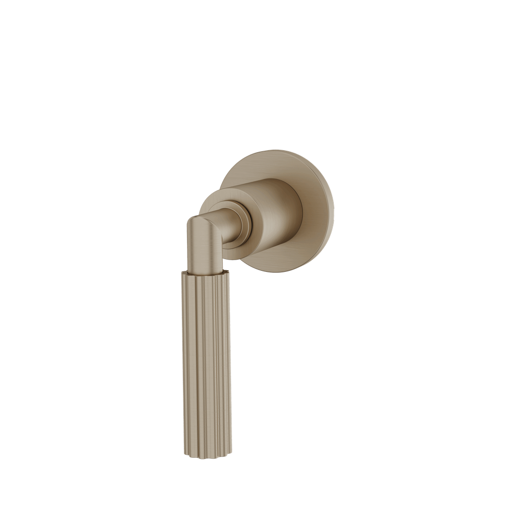 Aquabrass - Montebello Round Trim Set for Diverter Valve - 2-Way Shared