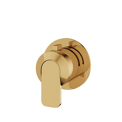 Aquabrass - C67 Round Trim Set for Diverter Valve - 2-Way Shared