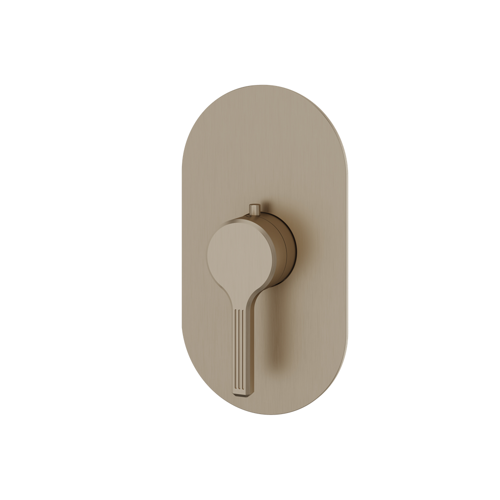Aquabrass - Ariston Round Trim Set for Thermostatic Valve