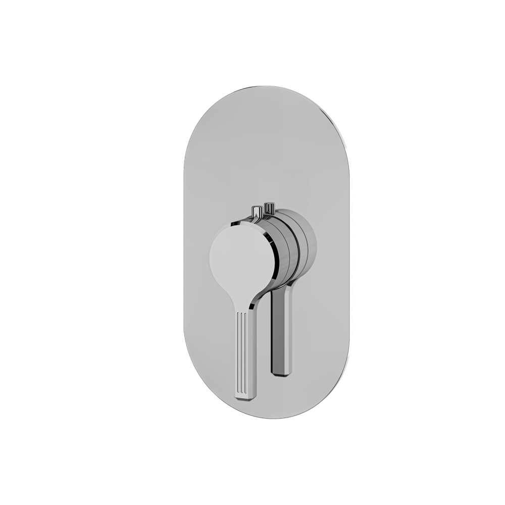 Aquabrass - Ariston Round Trim Set for Thermostatic Valve