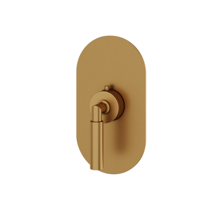 Aquabrass - Aria Round Trim Set for Thermostatic Valve