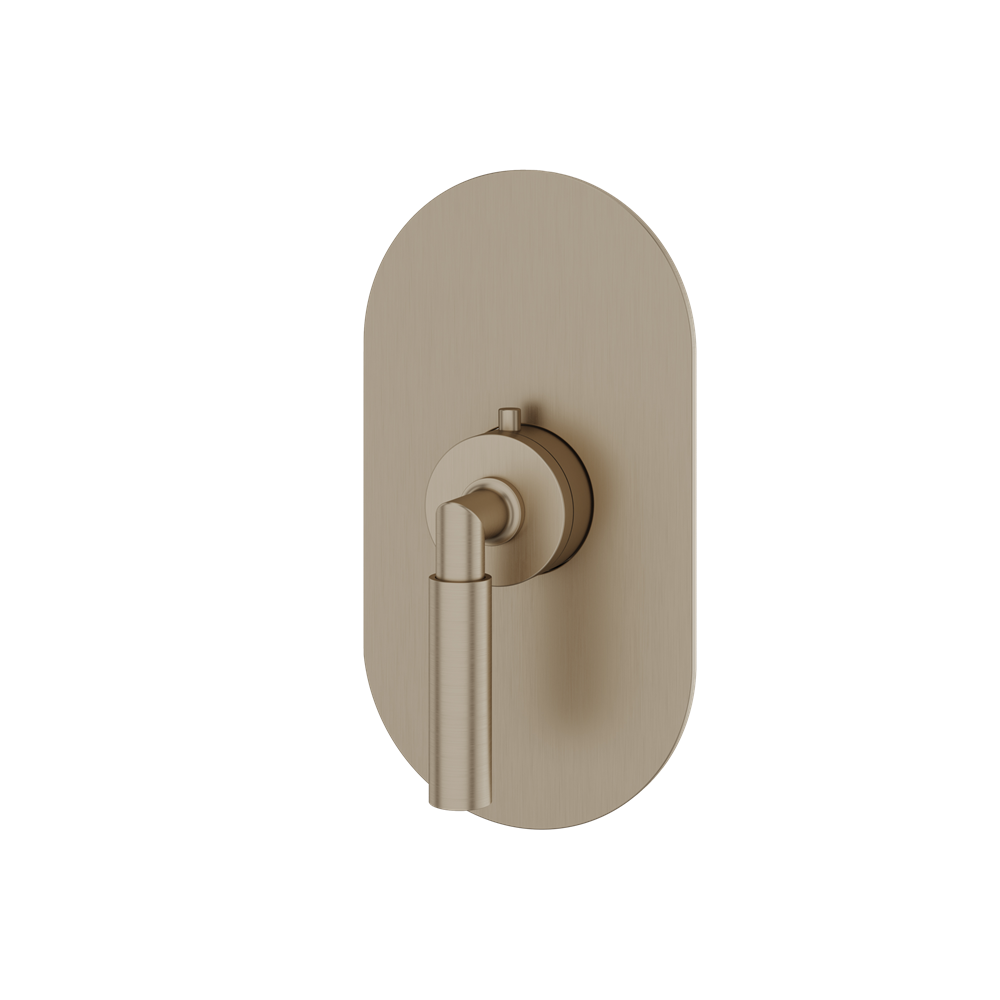 Aquabrass - Aria Round Trim Set for Thermostatic Valve