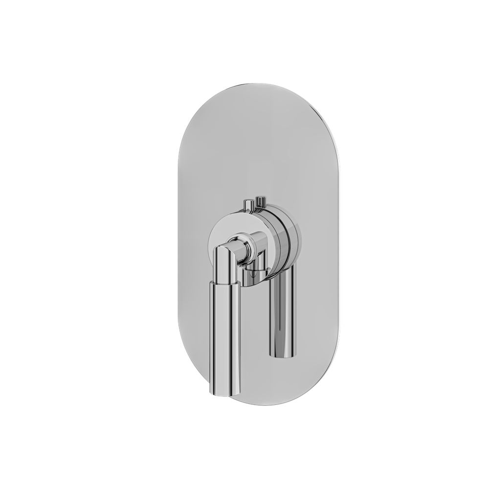 Aquabrass - Aria Round Trim Set for Thermostatic Valve