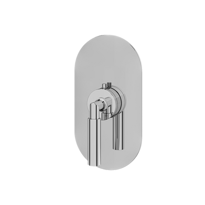 Aquabrass - Aria Round Trim Set for Thermostatic Valve