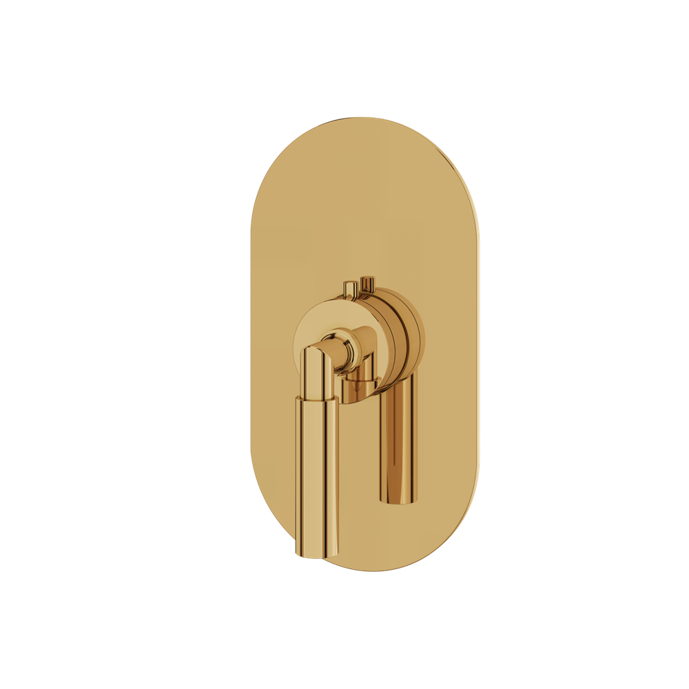 Aquabrass - Aria Round Trim Set for Thermostatic Valve