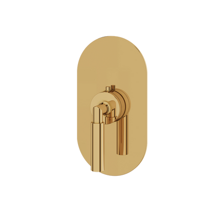 Aquabrass - Aria Round Trim Set for Thermostatic Valve