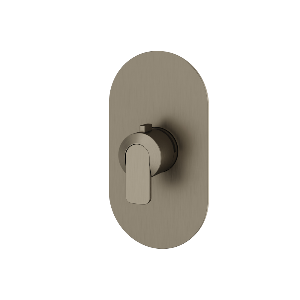 Aquabrass - C67 Round Trim Set for Thermostatic Valve