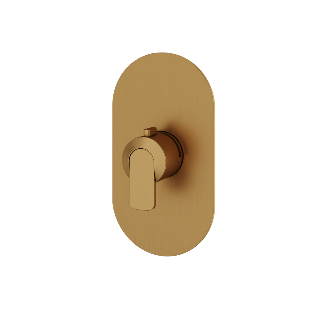 Aquabrass - C67 Round Trim Set for Thermostatic Valve