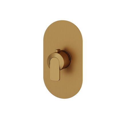 Aquabrass - C67 Round Trim Set for Thermostatic Valve