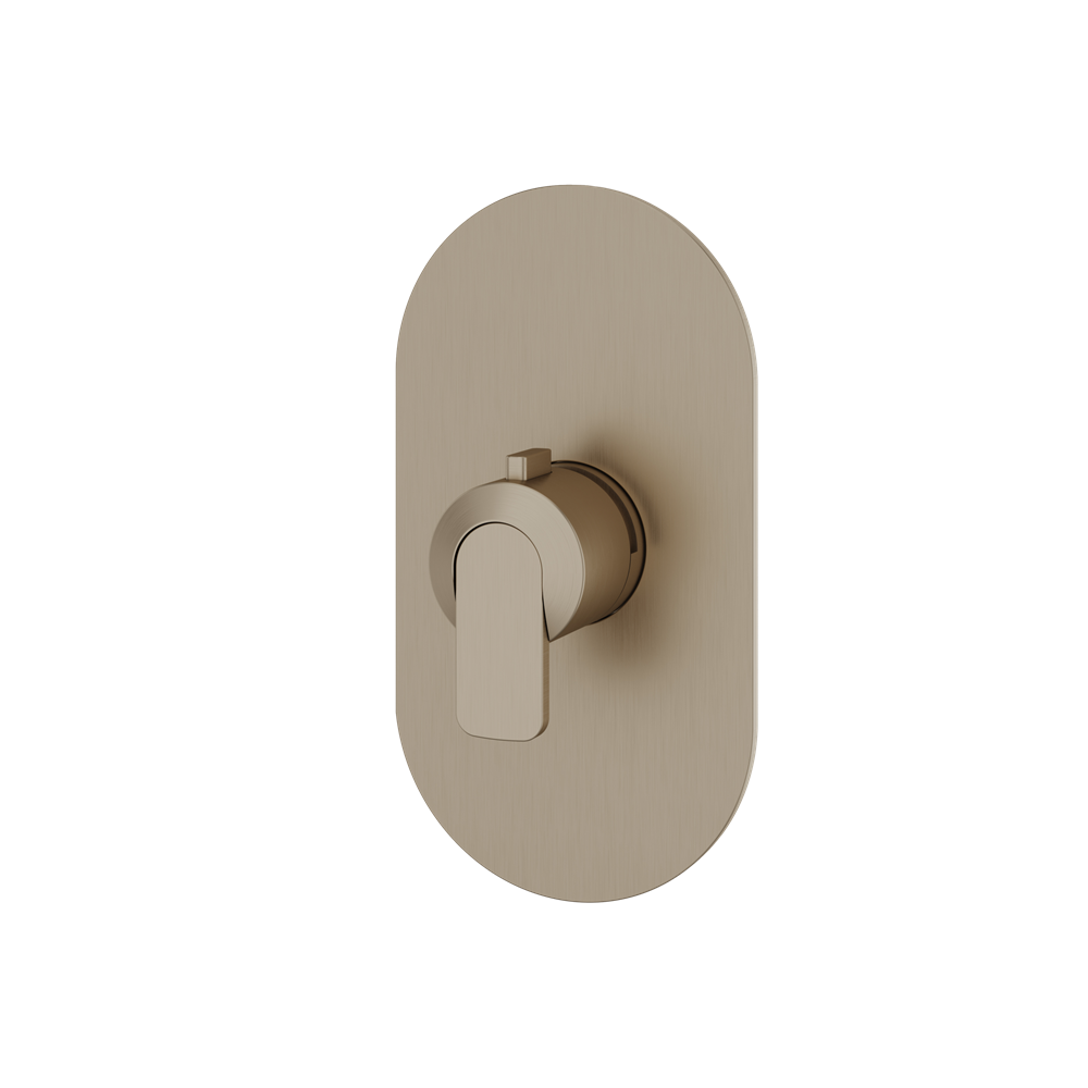 Aquabrass - C67 Round Trim Set for Thermostatic Valve
