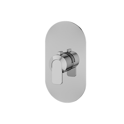 Aquabrass - C67 Round Trim Set for Thermostatic Valve