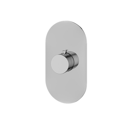 Aquabrass - Round Trim set for thermostatic valve