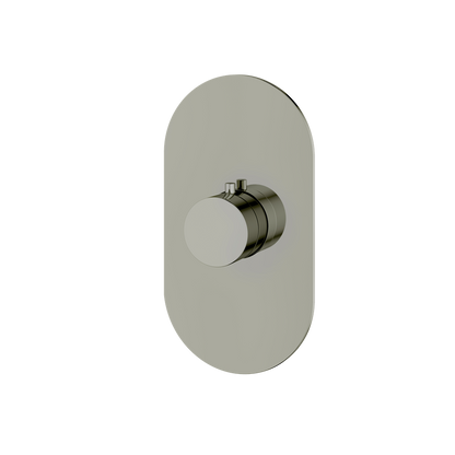 Aquabrass - Round Trim set for thermostatic valve