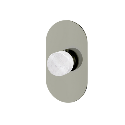 Aquabrass - Marmo Round Trim Set for Thermostatic Valve