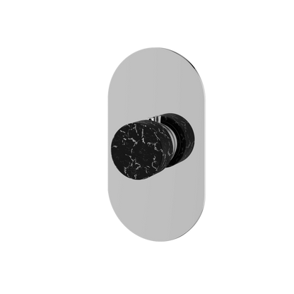 Aquabrass - Marmo Round Trim Set for Thermostatic Valve