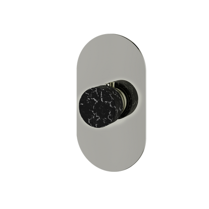 Aquabrass - Marmo Round Trim Set for Thermostatic Valve