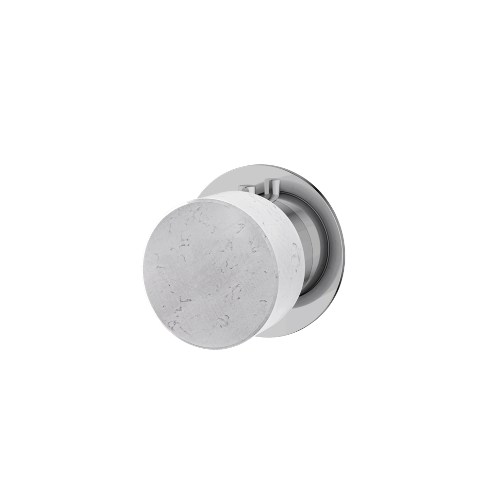 Aquabrass - Marmo Round Trim Set for Diverter Valve - 2-Way non-shared CalGreen compliant