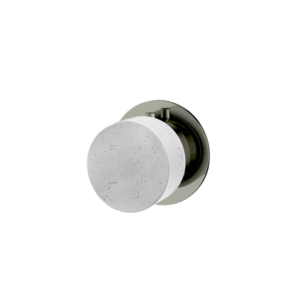 Aquabrass - Marmo Round Trim Set for Diverter Valve - 2-Way non-shared CalGreen compliant
