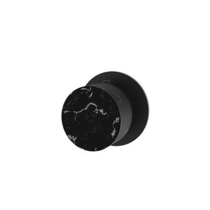 Aquabrass - Marmo Round Trim Set for Diverter Valve - 2-Way non-shared CalGreen compliant