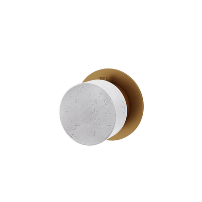 Aquabrass - Marmo Round Trim Set for Diverter Valve - 3-Way non-shared CalGreen compliant