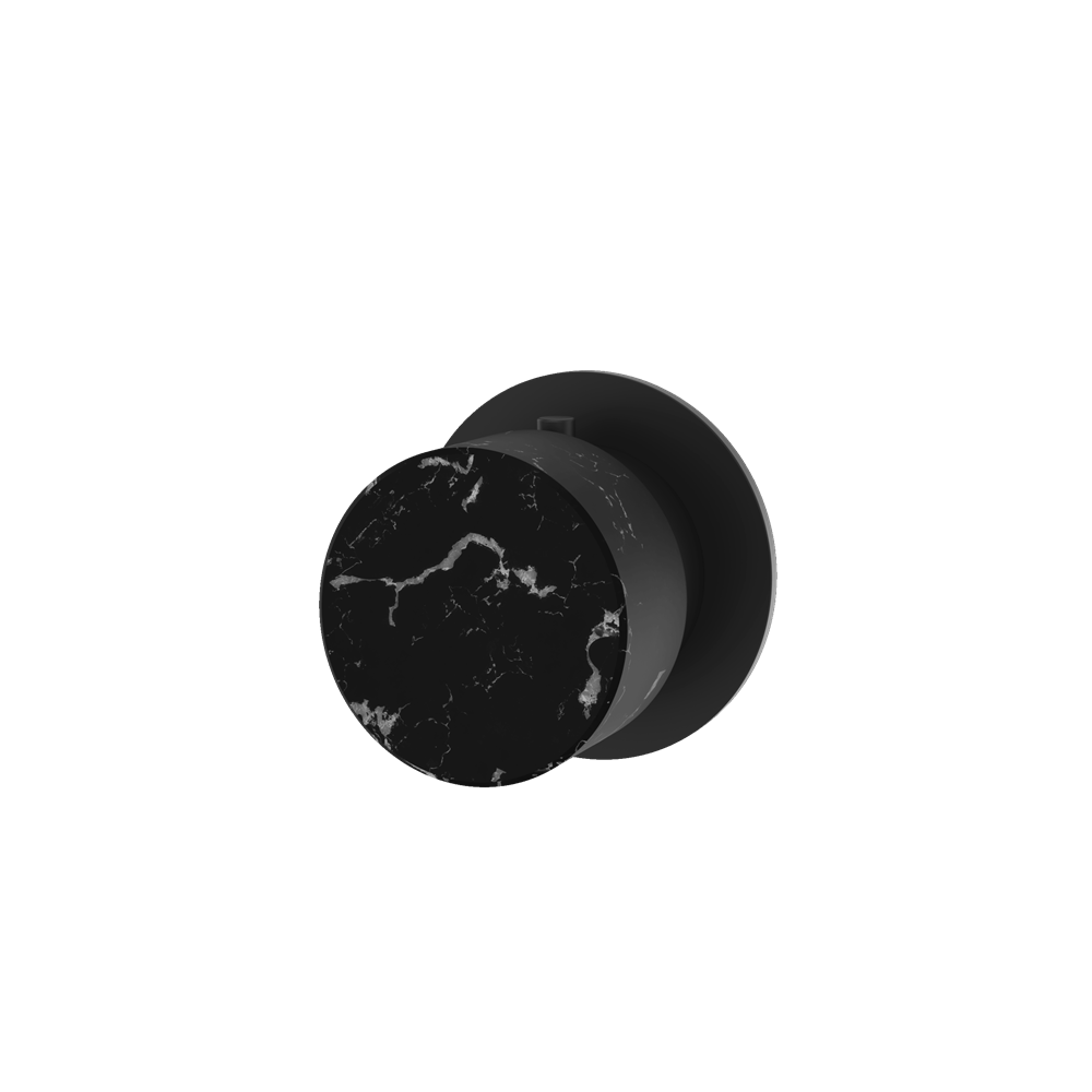 Aquabrass - Marmo Round Trim Set for Diverter Valve - 3-Way non-shared CalGreen compliant