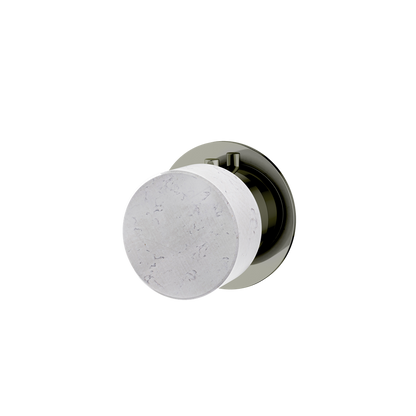 Aquabrass - Marmo Round Trim Set for Diverter Valve - 2-Way Shared