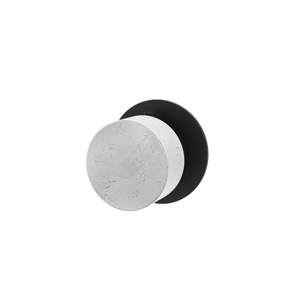 Aquabrass - Marmo Round Trim Set for Diverter Valve - 3-Way Shared